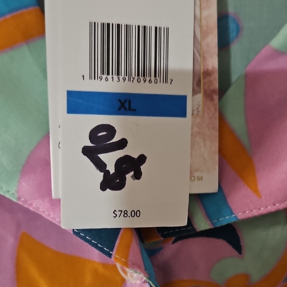 Jessica Simpson Multicolor Swirl Blouse - Picture 3 of 4